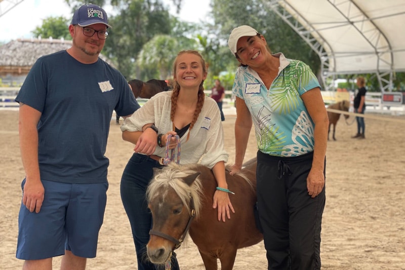 Florida Equine Assisted Therapy_Horses Healing Hearts_Horse Arena